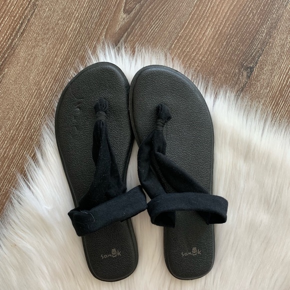 Sanuk Shoes - Sanuk Black Sandals